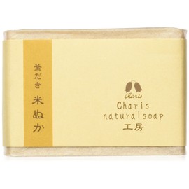 Kalis Seijo Kalis Natural Soap Workshop Rice Bran Soap, 4.9 oz (140 g) [Cooking Method]