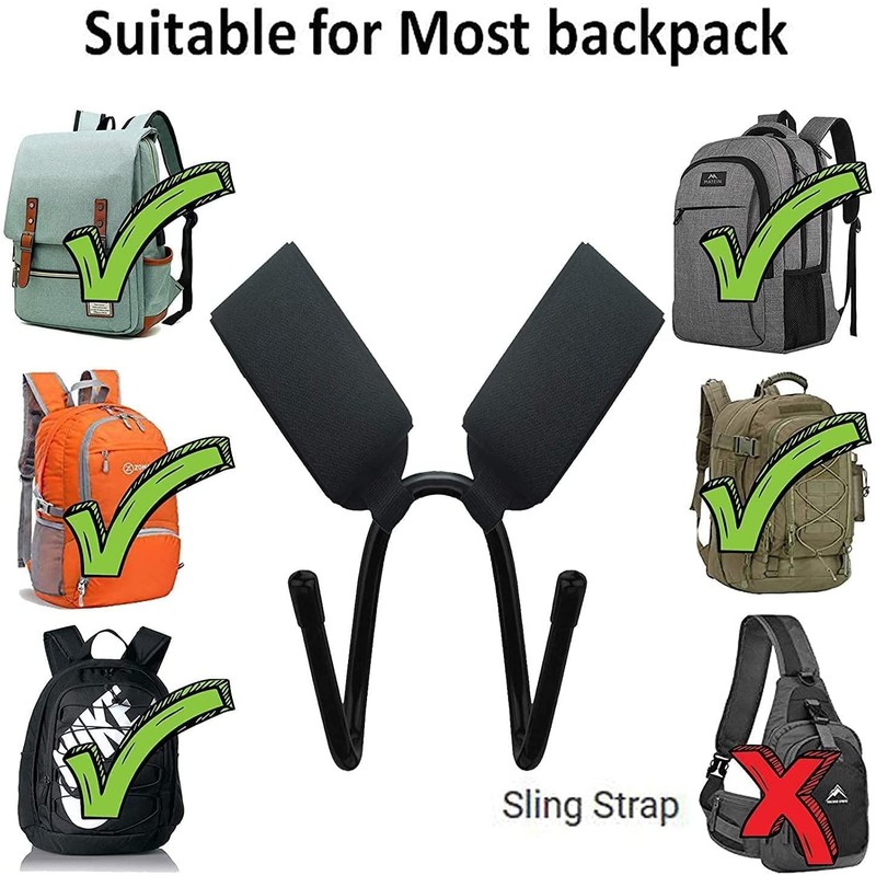 Backpack Strap Clips Skateboard Mount Carrier Hanger,Backpack Attachment Carry Rack