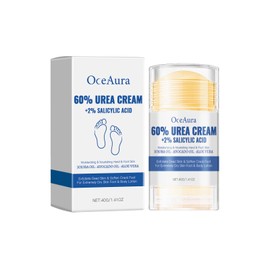 60% Urea Cream with 2% Salicylic Acid, 40g, Deeply Moisturises, Softens Cracked Feet