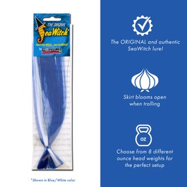 C&H Lures, Sea Witch Lure, Black/Purple Skirt, 1/8 oz