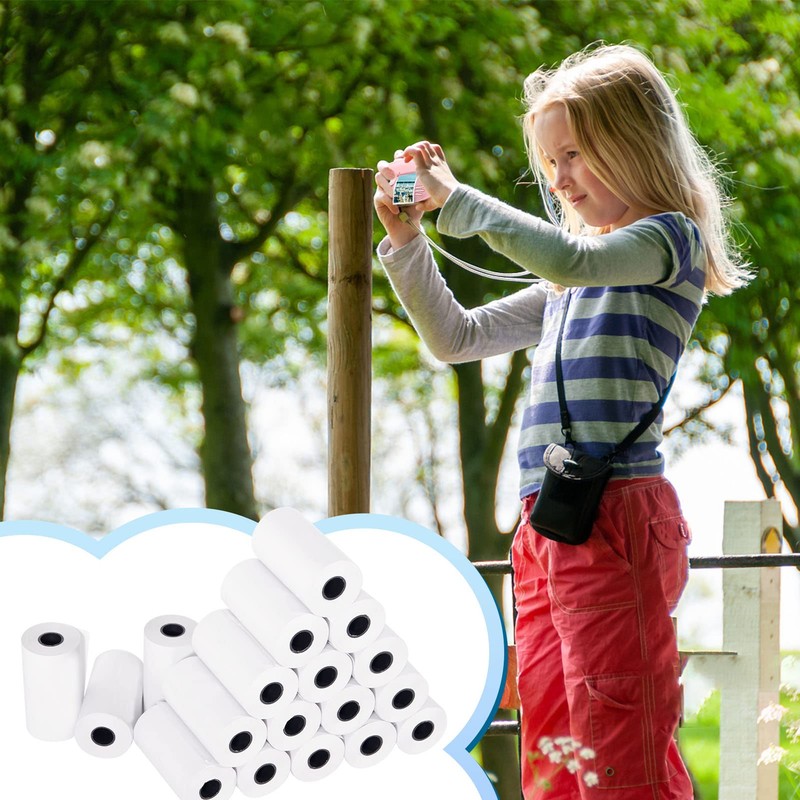 18 Rolls Kids Instant Camera Refill Print Paper,Instant Camera Thermal