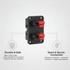 2Pcs Plug Mounting Panel, 45A 600V Mounting Bracket Panel Plug,