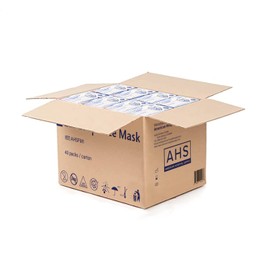 American Hospital Supply (AHS) Earloop Face Masks Disposable Blue | Adult Face Covering | 3 Ply Disposable Face Masks Bulk 2000 | 40 Boxes 50pcs/Box