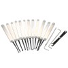 15 PCS Lock Picking Set Stainless Steel Lock Kit Practice