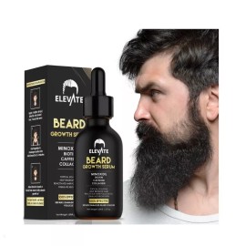 Elevate Beard Growth Oil, Promote Healthy Beard Growth In Men, Prevent Hair Loss