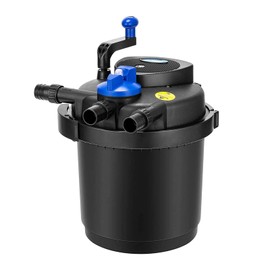 VIVOHOME Pressurized Biological Pond Filter with 13-watt Light, 1580 GPH Suitable for Koi Ponds up to 800 Gallons or Ornamental Ponds up to 1600 Gallons