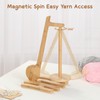 Yarn Holder for Knitting and Crocheting, Musical Notes Yarn Spinner