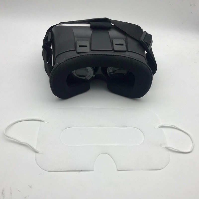 100 Pack Disposable VR Mask Sanitary Eye Covers Universal for