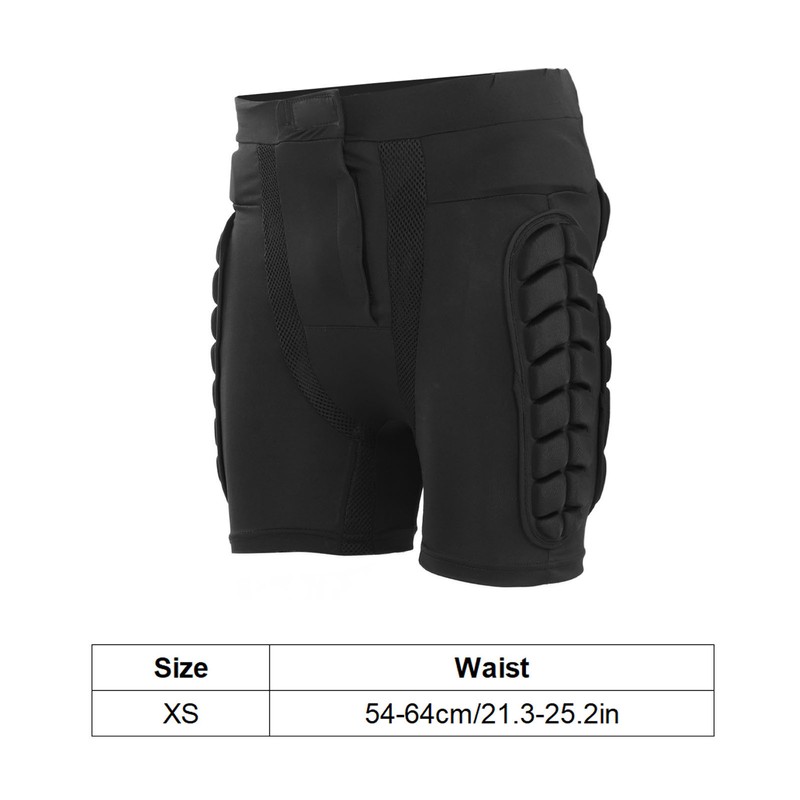 Hip Pad Protector Cotton Polyester EVA Adjustable Sports Padded Shorts