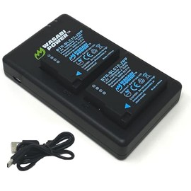 Wasabi Power Battery (2-Pack) and Dual Charger for Sigma BP-51 and Sigma dp1 Quattro, dp2 Quattro, dp3 Quattro, fp, and fp L