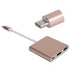 USB C Adpater 3.1 3 in 1 Hub Converter Dock