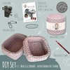 HÄKEL LIESE Crochet Set for Beginners - Small Basket, Crochet