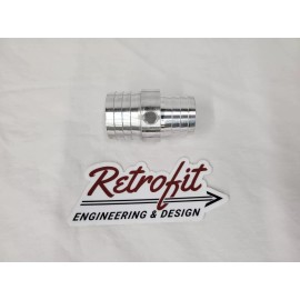 ICT Billet 1-1/4" to 1-1/2" Inch Radiator Hose Coupling LS Swap With Steam Port