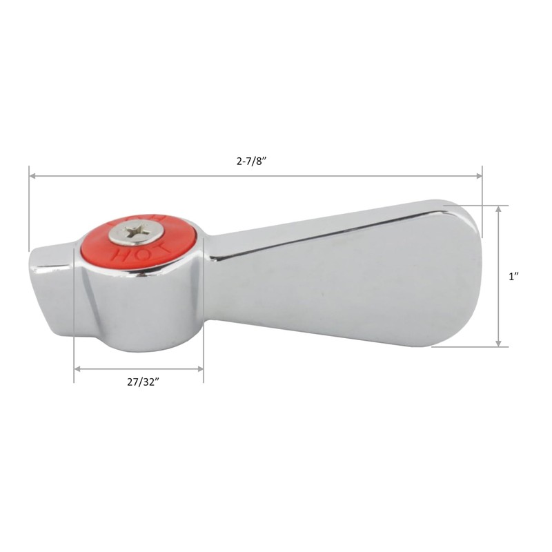 AA Faucet Hot Replacement Handle ONLY for Most (AA-123G)