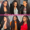 Deep Wave Lace Front Wigs Human Hair 200 Density 13x6