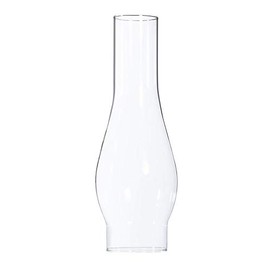 B&P Lamp® 2 5/8 Inch by 10 Inch Clear Glass Lamp Chimney for Rayo & Central Draft Burners on Vintage and Antique Style Globes