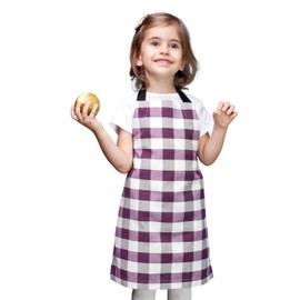 Bunny Street Kids Apron - Aprons for Children - Aprons for Teenagers - Gift for Kitchen, Baking, Craft and Garden (Kids 8-12 years, Purple)