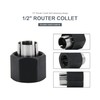 Thaekuns 1/2" Router Collet fit for Dewalt 326286-03, Bosch 2610906284,Big
