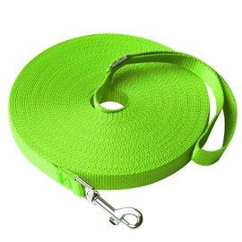 DDSCOLOUR Dog/Puppy Obedience Recall Training Agility Lead - 16ft 23ft 33ft 50ft 66ft Training Leash - Great for Training, Play, Camping, or Backyard, 0.8 Inch Wide Green