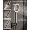 Handheld Showerhead with Charcoal Fiber Water Filter and Vitamin C