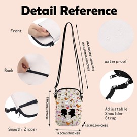 Up Movie Merchandise Carl And Ellie Crossbody Bag Up Movie Inspired Gift for Up Movie Fans (UpBagCA)