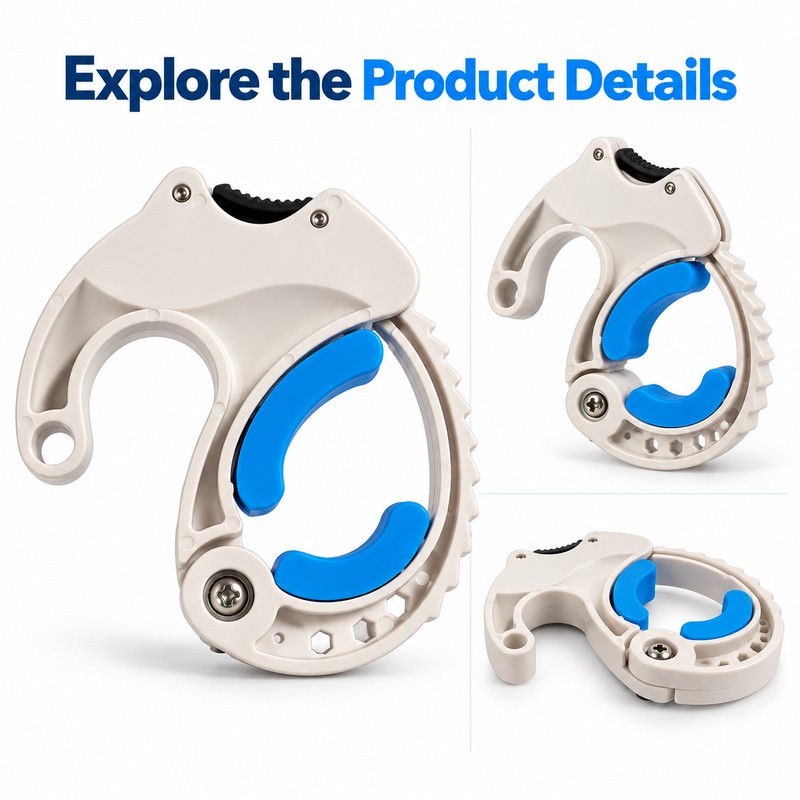 Adjustable Men's Personal Wellness Clamp for Intimate Use – Blue