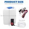 ZNDAW Windshield Washer Pump Reservoir Kit, Windscreen Fluid Reservoir Bottle