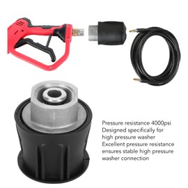 M22 14MM High Pressure Washer Adapter Lightweight Aluminum Connector 4000psi for - Suitable for Karcher Pressure Washer