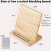 Svartur Blocking Boards for Crochet Projects, 8.5" Crochet Blocking Board