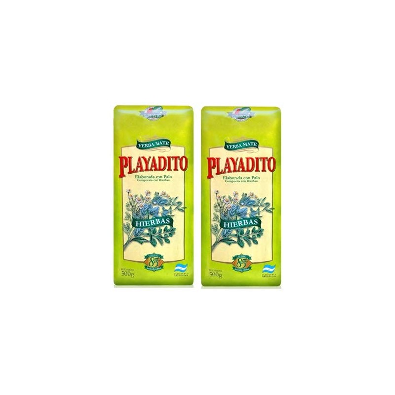 Playadito PLAYADITO Yerba Mate Compuesta con Hierbas 500 gr. -