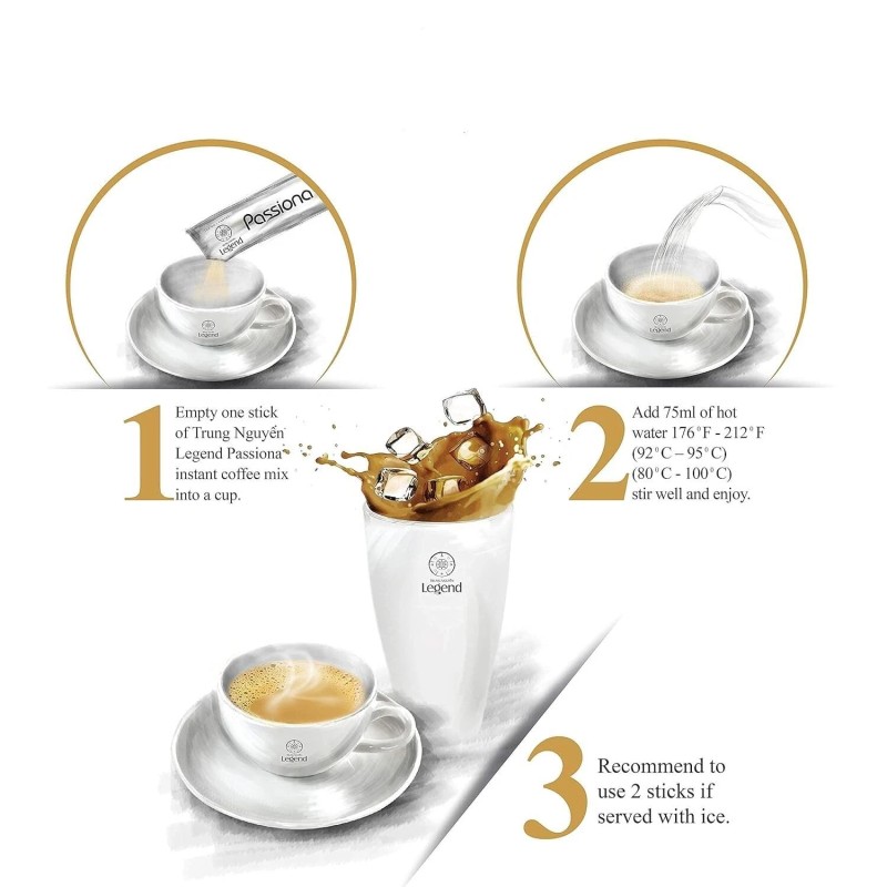 G7 Trung Nguyen Instant Coffee Added Collagen - Ca Phe