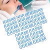 CAREPACY 10pcs Dental Dentist Cotton Roll Holder Blue-Disposabl