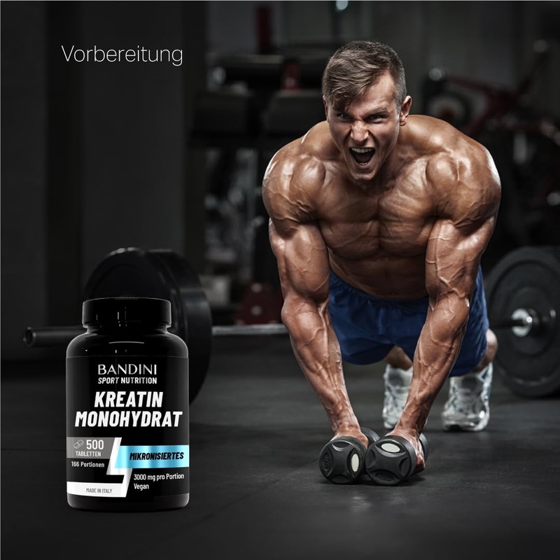 Bandini Creatine Monohydrate 500 Tablets | Training, Sports, Fitness |