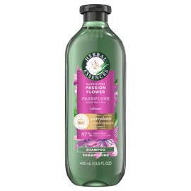 Herbal Essences Passion Flower Sulfate Free Shampoo, Volumizing, 400 mL, with Certified Camellia Oil and Aloe Vera, For All Hair Types, Especially Fine Hair