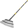 INFLATION Garden Rake for Leaves Heavy Duty Women Men Grandpas