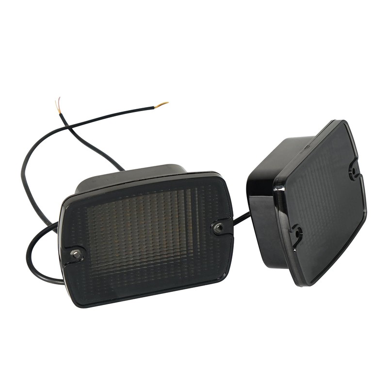 Hooke Road YJ Front Turn Signal Lights LED Amber Lamps