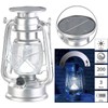 Lunartec Storm Lantern LED Solar: Set of 2 Dimmable High-Power