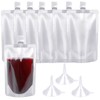 Plastic Flasks 24 PCS, 8 Oz Concealable and Reusable Drink
