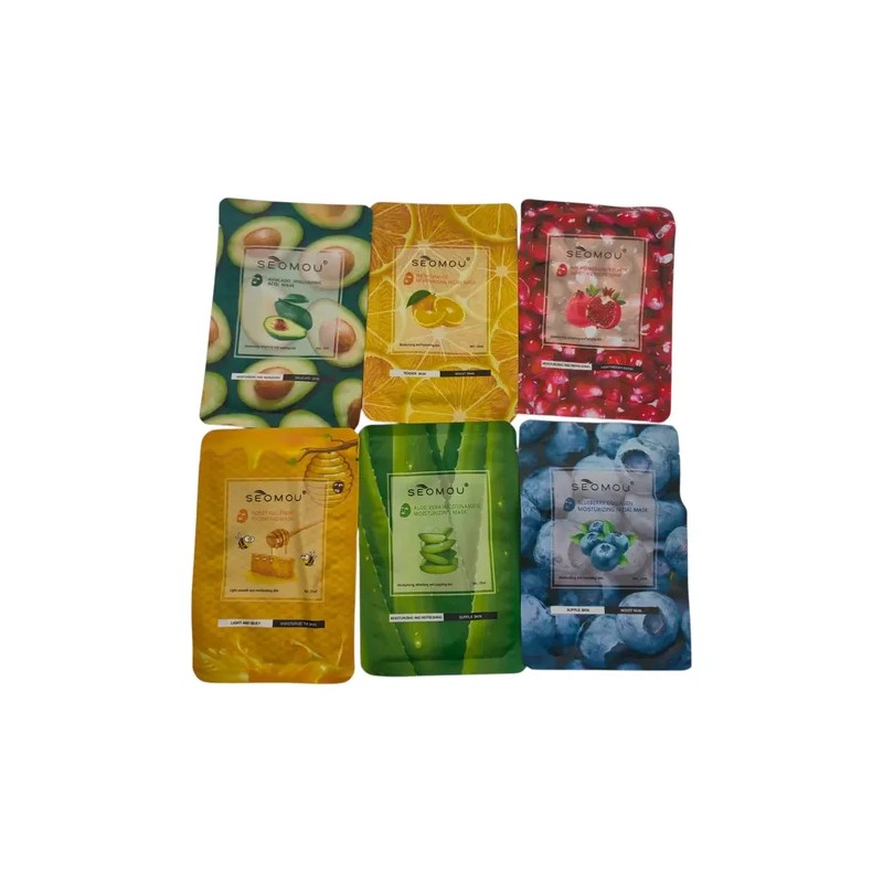Mascarillas Faciales Hidratantes Variedad Tela Mix 30 Pz