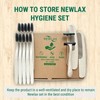 NEWLAX Eco Friendly Toothbrush, Razor, Comb Set (14 Count), Biodegradable