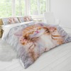 UGZDEA Cat Bed Linen Set 135 x 200 cm, Cute