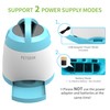 PETGEEK Automatic Dog Feeder/Treat Dispenser with Rechargeable Button Remote Control,