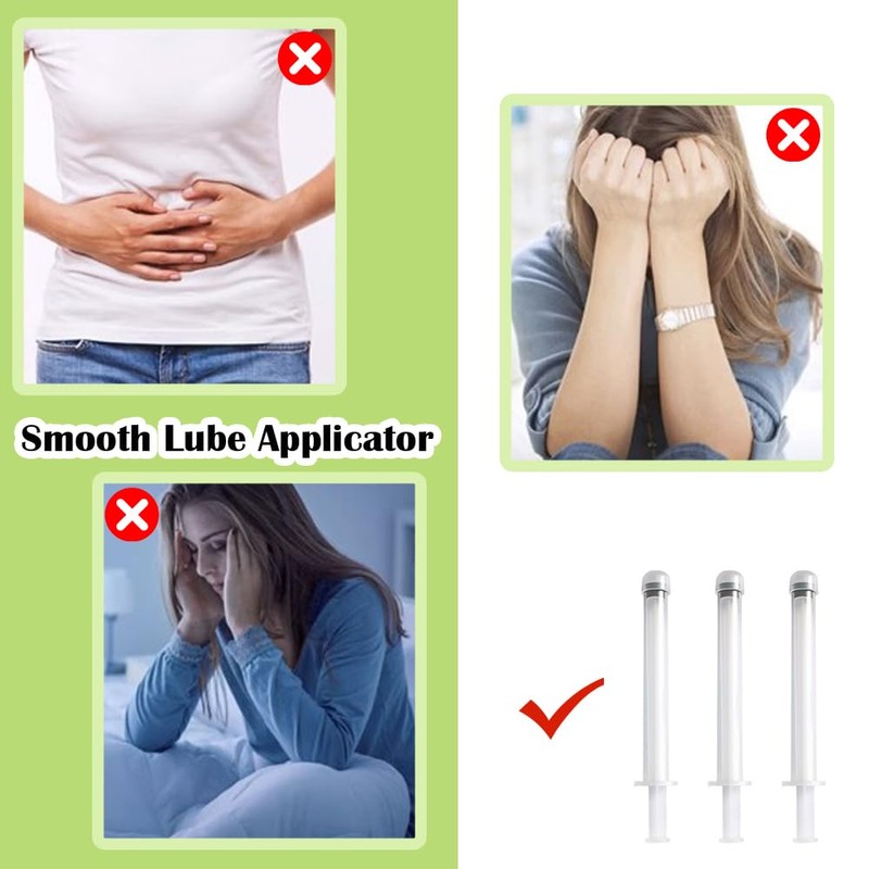 15 PCS Disposable Vaginal Applicators Single-Use Lube Injectors Plastic Pessary
