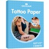 MECOLOUR Printable Temporary Tattoo Paper for LASER Printer,8.5"X11" 5 Sheets,