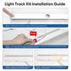 APPECK 13PCS Track Kit for Permanent Outdoor Lights C5111, 50ft,