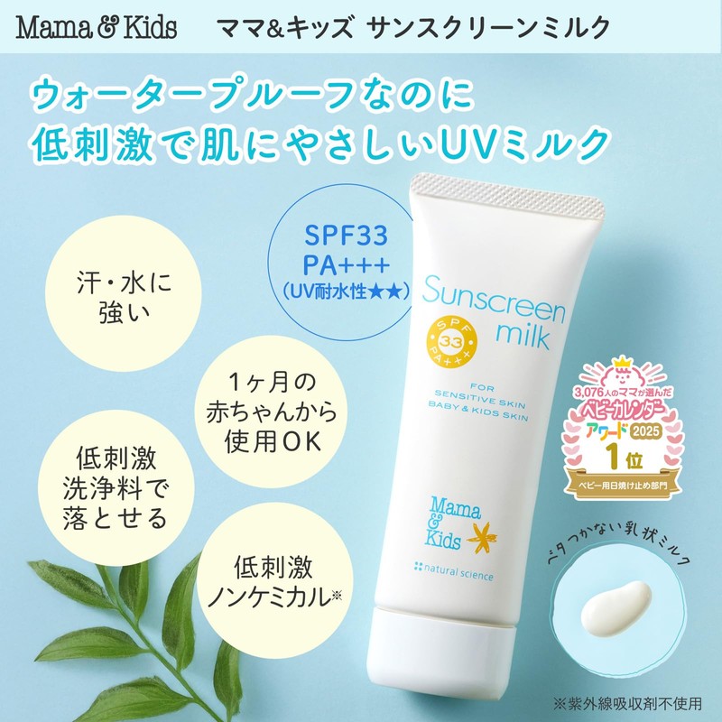 Mama & Kids Mama & Kids Sunscreen Milk, 2.8 oz