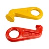 QWORK Shipping Container Lifting Hooks, 2 Pack 12.7 T Left