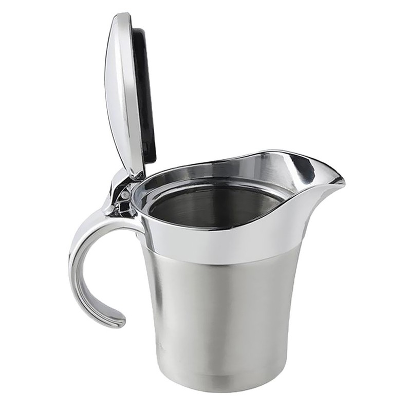 2 Piece Thermal Insulated Gravy Sauce Boat Pot Serving Jug
