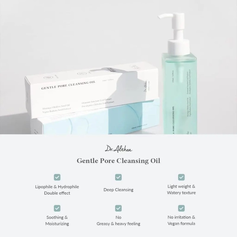 Dr.althea Gentle Pore - Aceite Desmaquillante Facial 150ml