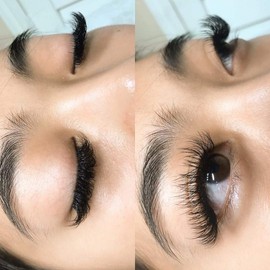 Eyelash Extensions 0.15mm D Curl 15mm Individual Eyelashes 12 Lines Tray Natural Extensions Supplies Light Professional Salon Use Black False Mink Lashes Extensions by EYEMEI (0.15-D-15mm) â¦